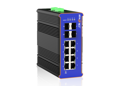 Промышленные PoE коммутаторы L3 на DIN-рейку 4 х 1G SFP uplink серии IDS3000F4